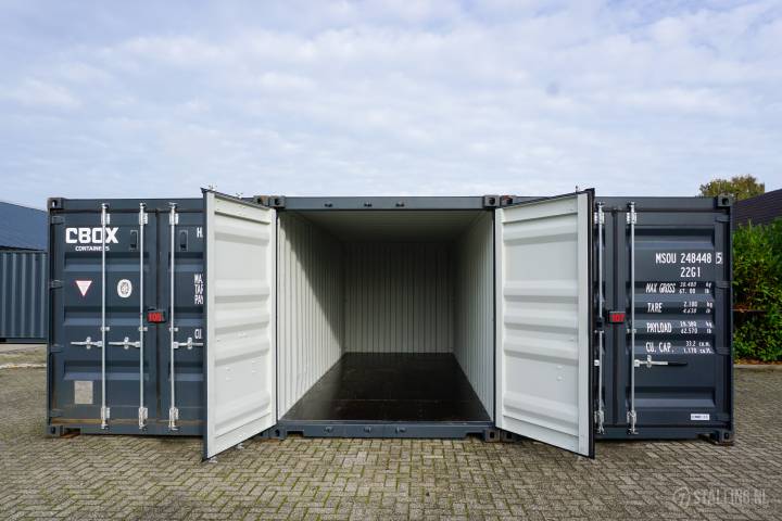 a2 opslag container opslag huren in hedel - gelderland, gelegen aan de maas.